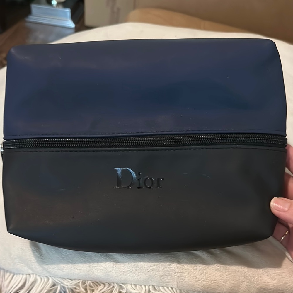 Men's Blue and Black Bag